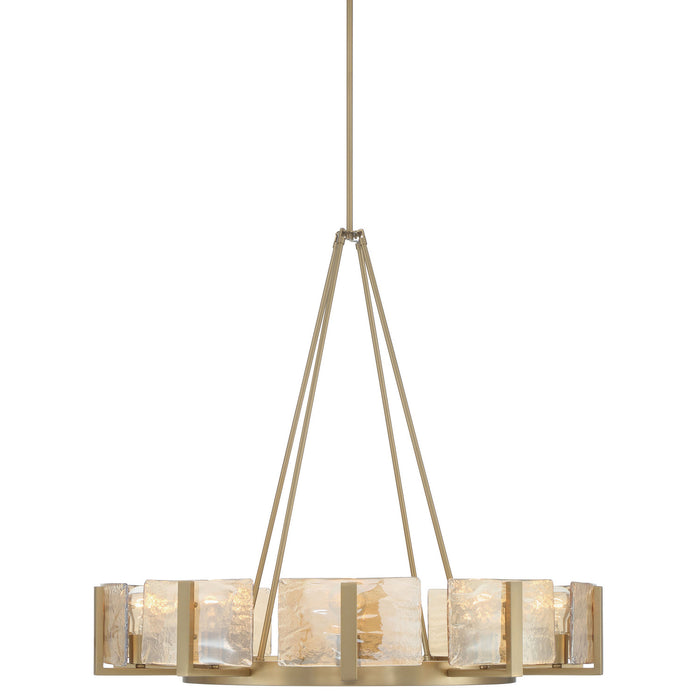 Golden - 3164-10 BCB-AWG - Ten Light Chandelier - Aenon - Brushed Champagne Brass