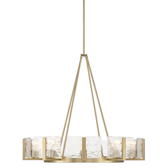 Golden - 3164-10 BCB-HWG - Ten Light Chandelier - Aenon - Brushed Champagne Brass