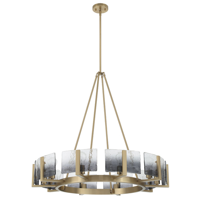 Golden - 3164-10 BCB-SWG - Ten Light Chandelier - Aenon - Brushed Champagne Brass