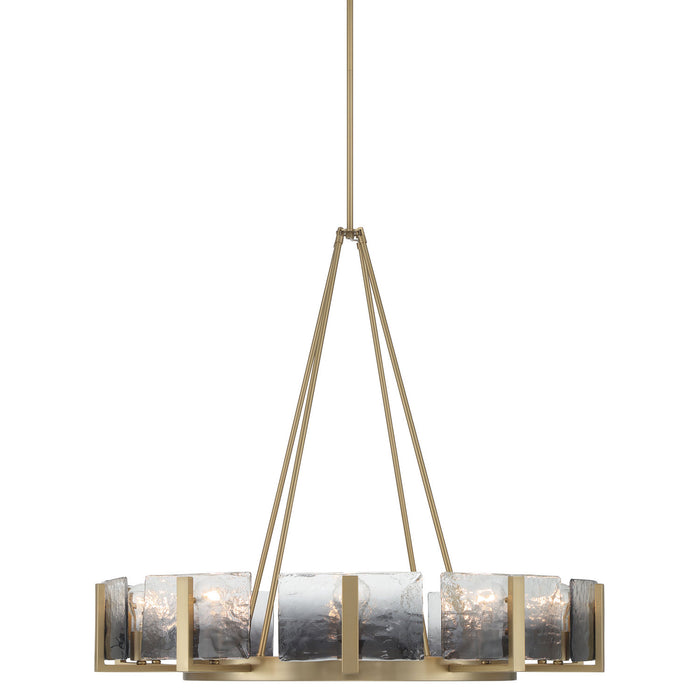 Golden - 3164-10 BCB-SWG - Ten Light Chandelier - Aenon - Brushed Champagne Brass