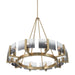 Golden - 3164-10 BCB-SWG - Ten Light Chandelier - Aenon - Brushed Champagne Brass