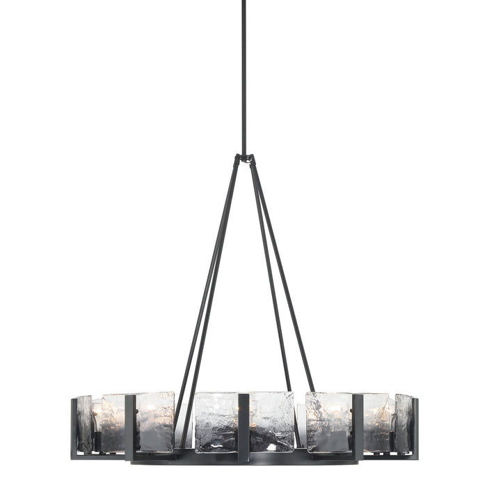 Golden - 3164-10 BLK-SWG - Ten Light Chandelier - Aenon - Matte Black