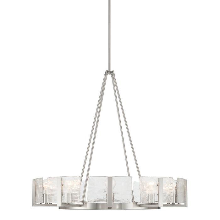 Golden - 3164-10 PW-HWG - Ten Light Chandelier - Aenon - Pewter