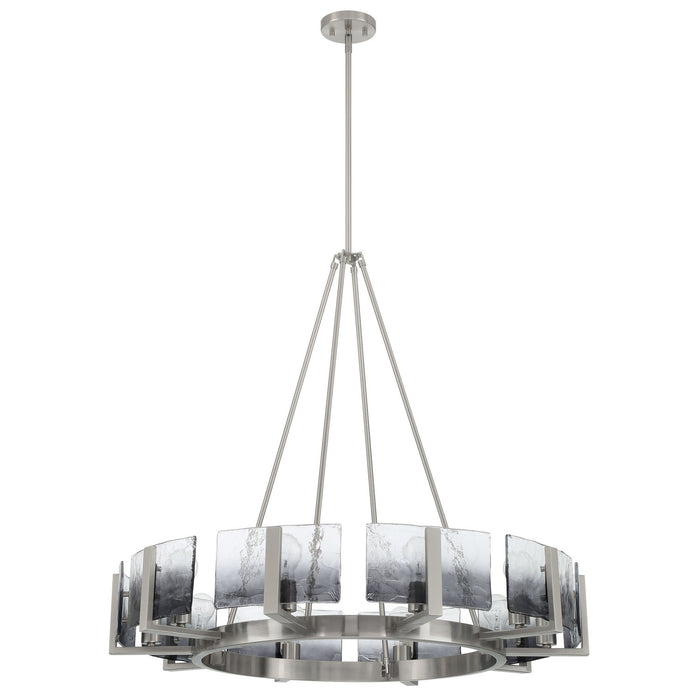 Golden - 3164-10 PW-SWG - Ten Light Chandelier - Aenon - Pewter