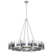 Golden - 3164-10 PW-SWG - Ten Light Chandelier - Aenon - Pewter