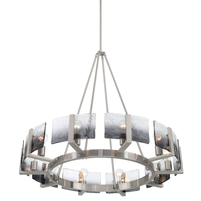 Golden - 3164-10 PW-SWG - Ten Light Chandelier - Aenon - Pewter