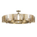 Golden - 3164-10SF BCB-AWG - Ten Light Semi-Flush Mount - Aenon - Brushed Champagne Brass
