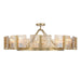 Golden - 3164-10SF BCB-AWG - Ten Light Semi-Flush Mount - Aenon - Brushed Champagne Brass