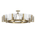 Golden - 3164-10SF BCB-HWG - Ten Light Semi-Flush Mount - Aenon - Brushed Champagne Brass