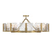 Golden - 3164-10SF BCB-HWG - Ten Light Semi-Flush Mount - Aenon - Brushed Champagne Brass