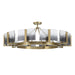 Golden - 3164-10SF BCB-SWG - Ten Light Semi-Flush Mount - Aenon - Brushed Champagne Brass