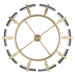 Golden - 3164-10SF BCB-SWG - Ten Light Semi-Flush Mount - Aenon - Brushed Champagne Brass