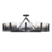 Golden - 3164-10SF BLK-SWG - Ten Light Semi-Flush Mount - Aenon - Matte Black