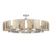 Golden - 3164-10SF PW-AWG - Ten Light Semi-Flush Mount - Aenon - Pewter