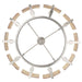 Golden - 3164-10SF PW-AWG - Ten Light Semi-Flush Mount - Aenon - Pewter