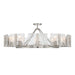 Golden - 3164-10SF PW-HWG - Ten Light Semi-Flush Mount - Aenon - Pewter