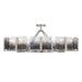 Golden - 3164-10SF PW-SWG - Ten Light Semi-Flush Mount - Aenon - Pewter