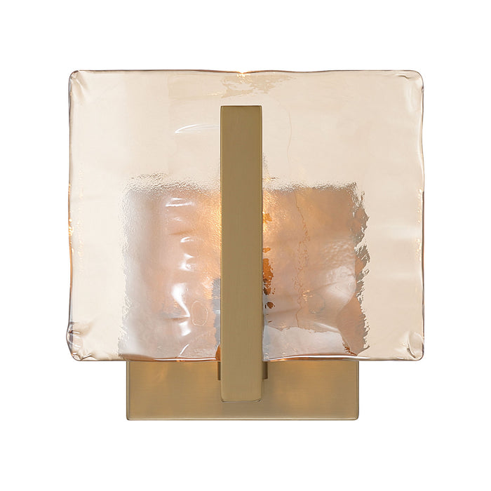 Golden - 3164-1W BCB-AWG - One Light Wall Sconce - Aenon - Brushed Champagne Brass