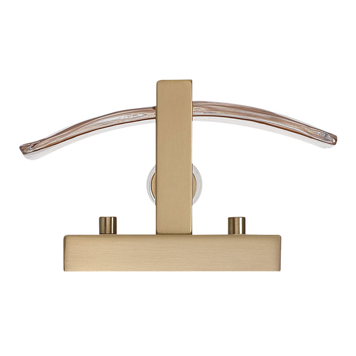 Golden - 3164-1W BCB-AWG - One Light Wall Sconce - Aenon - Brushed Champagne Brass