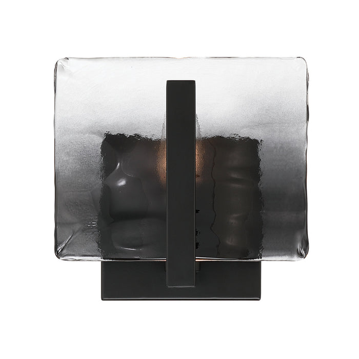 Golden - 3164-1W BLK-SWG - One Light Wall Sconce - Aenon - Matte Black