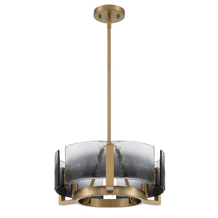 Golden - 3164-3 BCB-SWG - Three Light Chandelier - Aenon - Brushed Champagne Brass