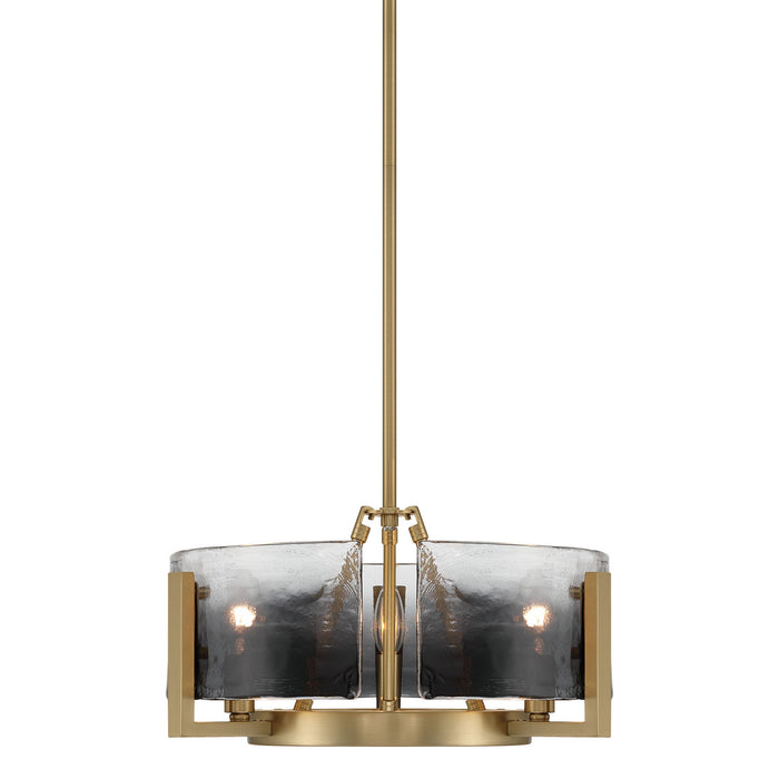 Golden - 3164-3 BCB-SWG - Three Light Chandelier - Aenon - Brushed Champagne Brass