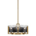 Golden - 3164-3 BCB-SWG - Three Light Chandelier - Aenon - Brushed Champagne Brass