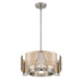 Golden - 3164-3 PW-AWG - Three Light Chandelier - Aenon - Pewter
