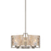 Golden - 3164-3 PW-AWG - Three Light Chandelier - Aenon - Pewter