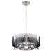 Golden - 3164-3 PW-SWG - Three Light Chandelier - Aenon - Pewter