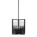 Golden - 3164-3P BLK-SWG - Three Light Pendant - Aenon - Matte Black