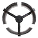 Golden - 3164-3P BLK-SWG - Three Light Pendant - Aenon - Matte Black