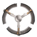 Golden - 3164-3P PW-SWG - Three Light Pendant - Aenon - Pewter