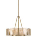 Golden - 3164-4 BCB-AWG - Four Light Chandelier - Aenon - Brushed Champagne Brass