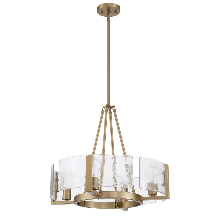 Golden - 3164-4 BCB-HWG - Four Light Chandelier - Aenon - Brushed Champagne Brass