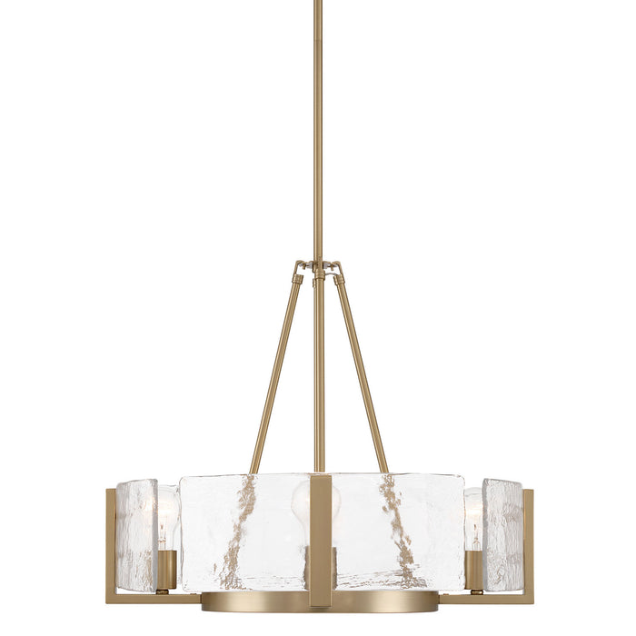 Golden - 3164-4 BCB-HWG - Four Light Chandelier - Aenon - Brushed Champagne Brass
