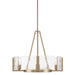Golden - 3164-4 BCB-HWG - Four Light Chandelier - Aenon - Brushed Champagne Brass