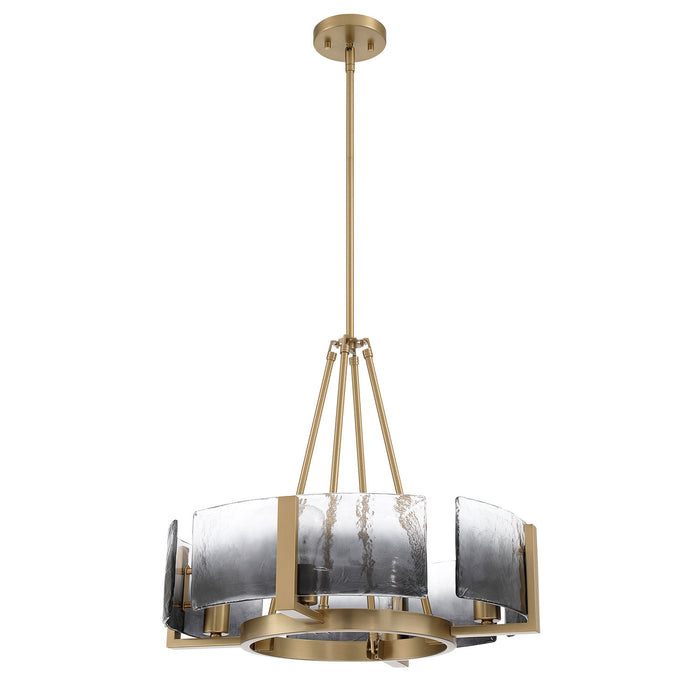 Golden - 3164-4 BCB-SWG - Four Light Chandelier - Aenon - Brushed Champagne Brass