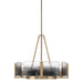 Golden - 3164-4 BCB-SWG - Four Light Chandelier - Aenon - Brushed Champagne Brass