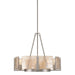 Golden - 3164-4 PW-AWG - Four Light Chandelier - Aenon - Pewter