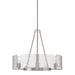 Golden - 3164-4 PW-HWG - Four Light Chandelier - Aenon - Pewter