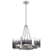 Golden - 3164-4 PW-SWG - Four Light Chandelier - Aenon - Pewter