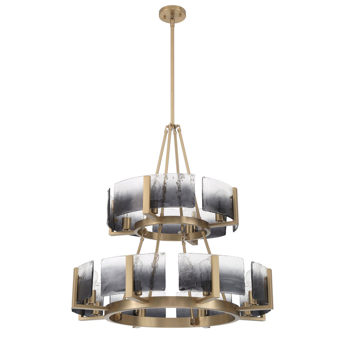 Golden - 3164-4-8 BCB-SWG - 12 Light Chandelier - Aenon - Brushed Champagne Brass