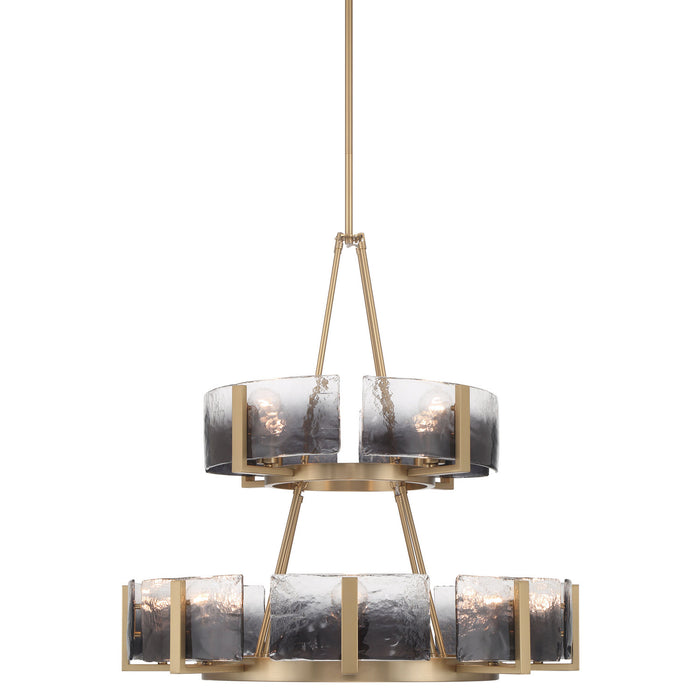Golden - 3164-4-8 BCB-SWG - 12 Light Chandelier - Aenon - Brushed Champagne Brass
