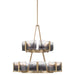Golden - 3164-4-8 BCB-SWG - 12 Light Chandelier - Aenon - Brushed Champagne Brass