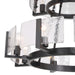 Golden - 3164-4-8 BLK-HWG - 12 Light Chandelier - Aenon - Matte Black