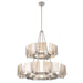 Golden - 3164-4-8 PW-AWG - 12 Light Chandelier - Aenon - Pewter