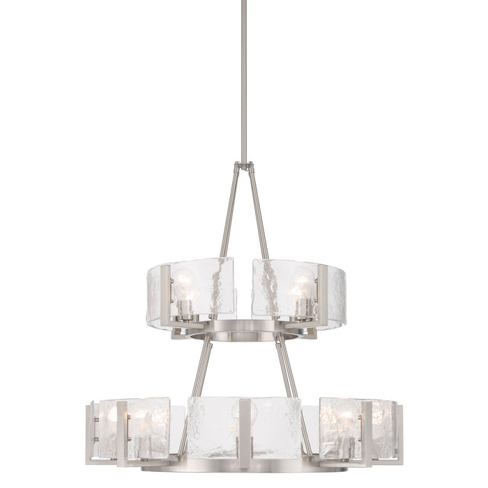 Golden - 3164-4-8 PW-HWG - 12 Light Chandelier - Aenon - Pewter