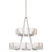 Golden - 3164-4-8 PW-HWG - 12 Light Chandelier - Aenon - Pewter