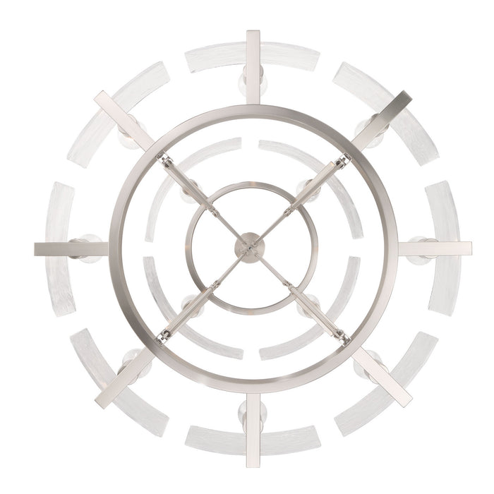 Golden - 3164-4-8 PW-HWG - 12 Light Chandelier - Aenon - Pewter